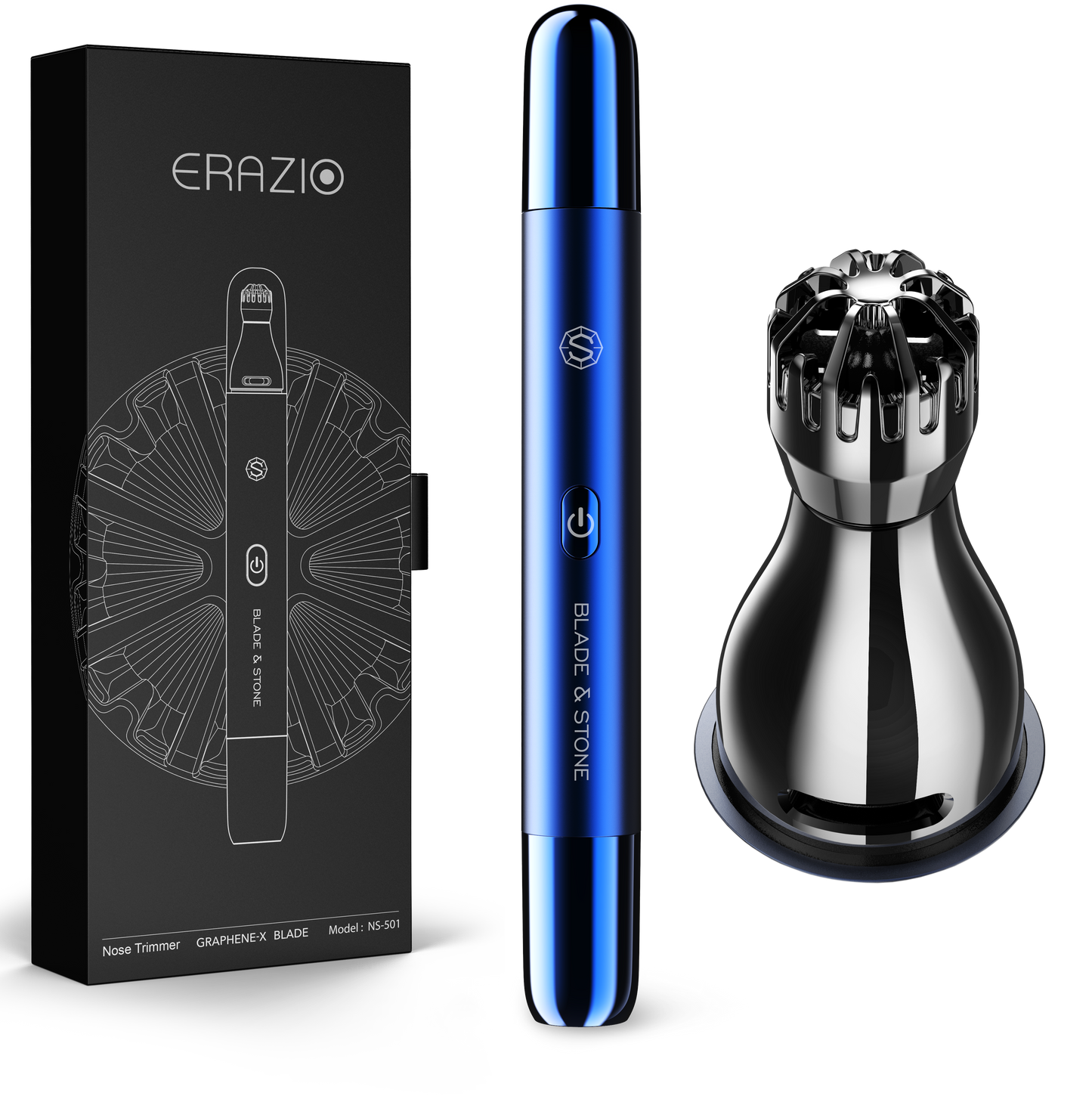 Nose Hair Trimmer in Big Blue