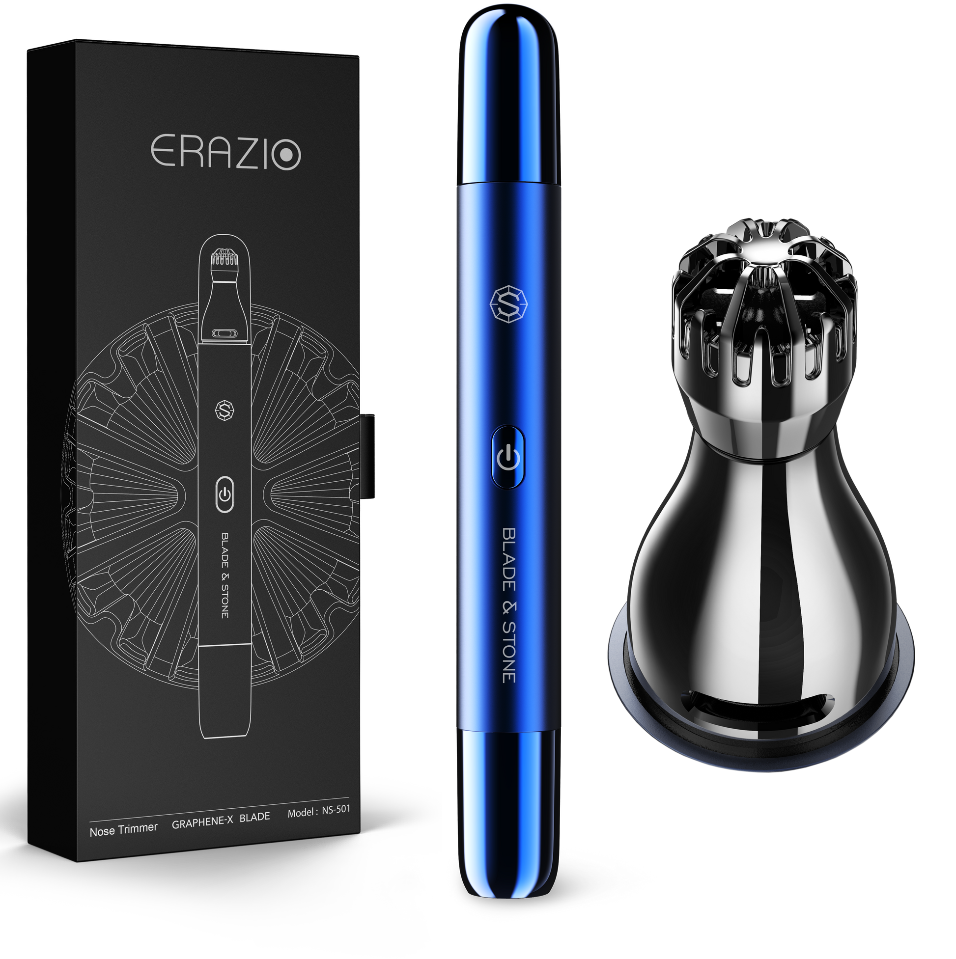 Nose Hair Trimmer in Big Blue